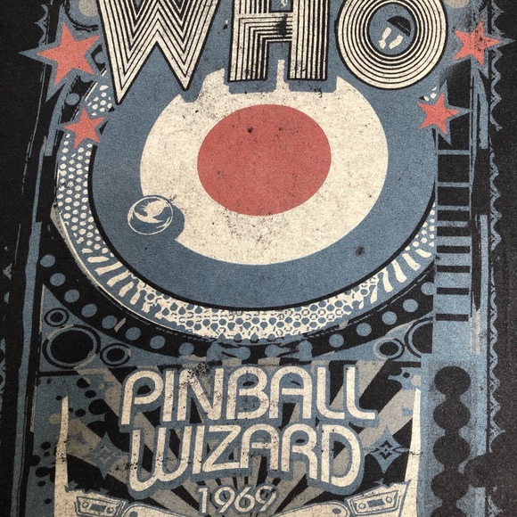 The Who Band T shirt Pinball Wizard graphic T size L - Picture 2 of 6